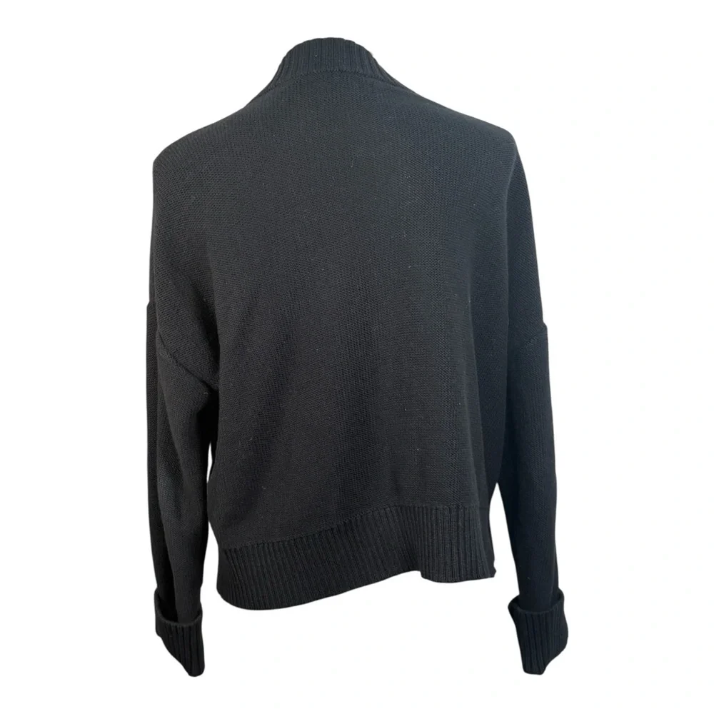 QUINCE 100% Organic Cotton Cropped Cardigan Size Small - Picture 4 of 14